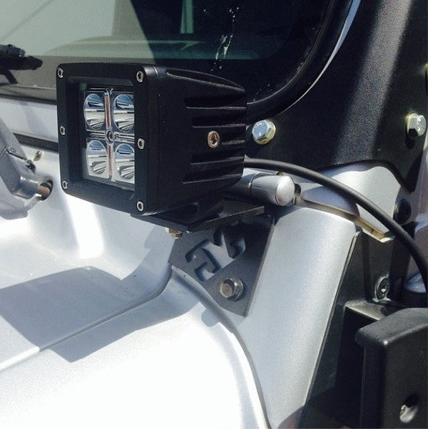 1997 - 2006 Jeep LJ & TJ LED Pod Pillar Mounts