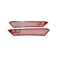 Polaris RZR XP Vent Cover 2024 model year  AJK Offroad Indy Red  