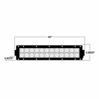 Dual Row 42" Light Bar  AJK Offroad   