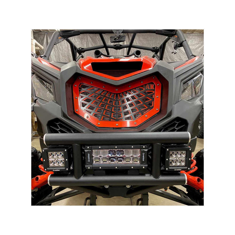 Can-Am X3 Front Bumper  AJK Offroad Texture Black Both 