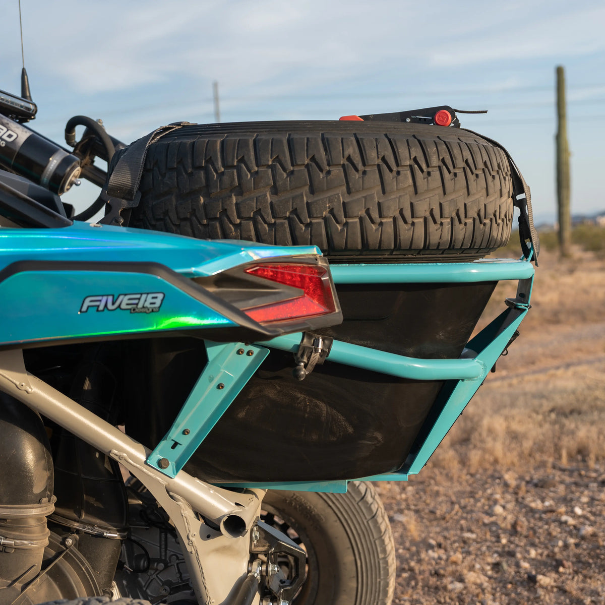 Chupacabra Offroad B2G Can Am X3 Rear Storage and Tire Rack