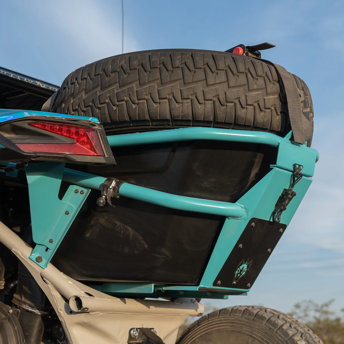 Chupacabra Offroad B2G Can Am X3 Rear Storage and Tire Rack