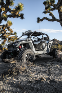 Turbo R RZR Polaris off road joshua trees roof light half windshield seal savers gg lighting