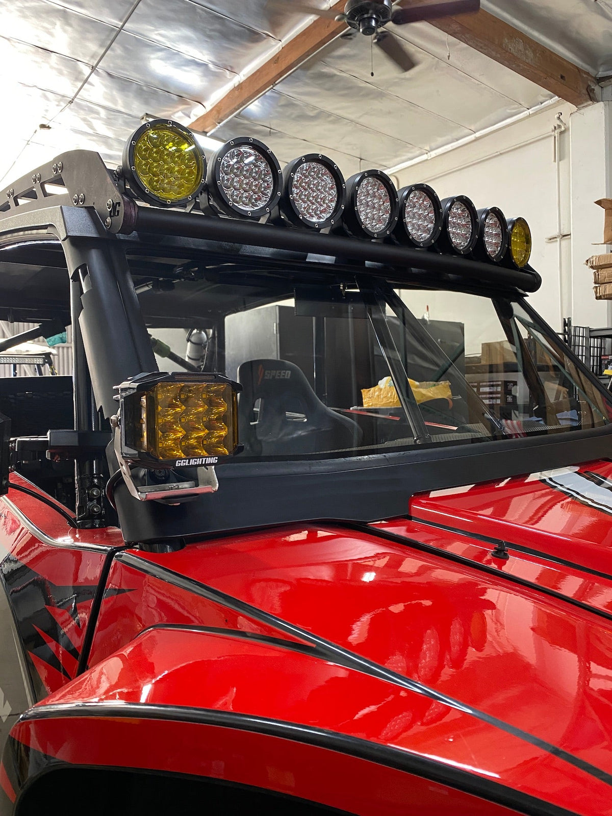 Speed UTV Pillar Pod Mounts For Windshield