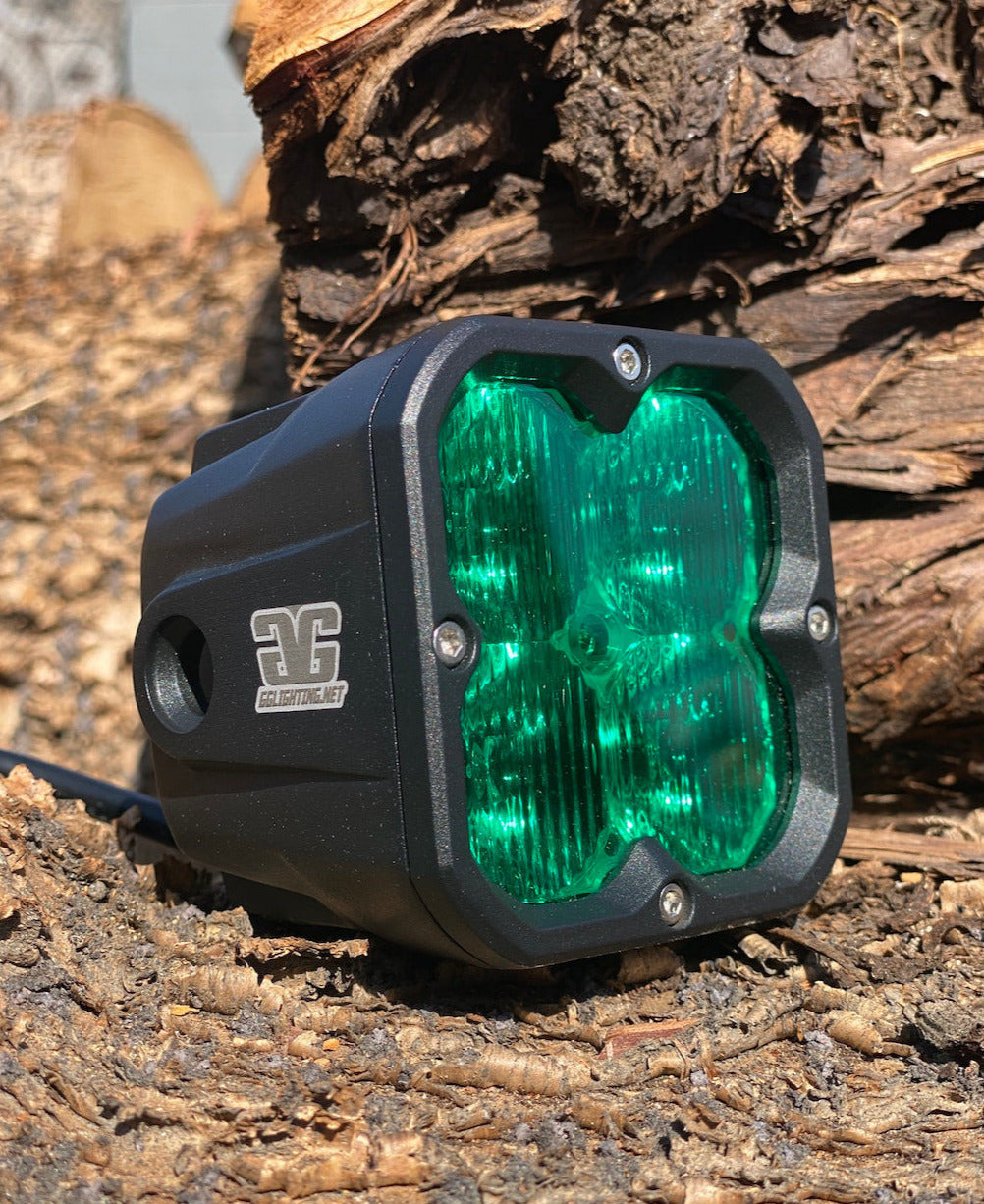 Race Series Offroad LED Pod GGLighting UTV PRERUNNER Green GG Lighting