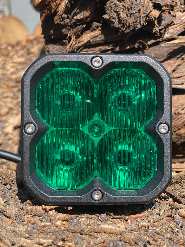 Race Series Offroad LED Pod GGLighting UTV PRERUNNER Green GG Lighting