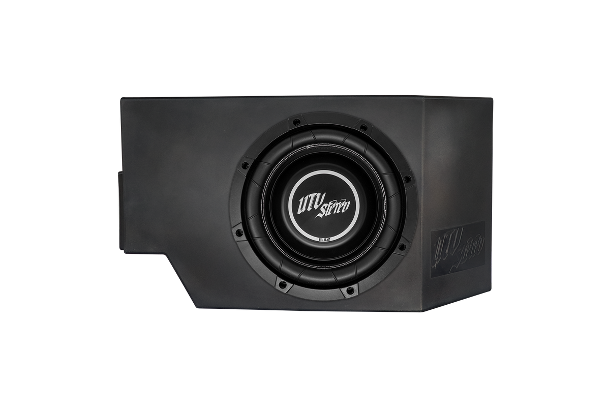 Can-Am® Defender Vented 10" Passenger Subwoofer Enclosure Unloaded | UTVS-DEF-VENC-UNDRST-PASS