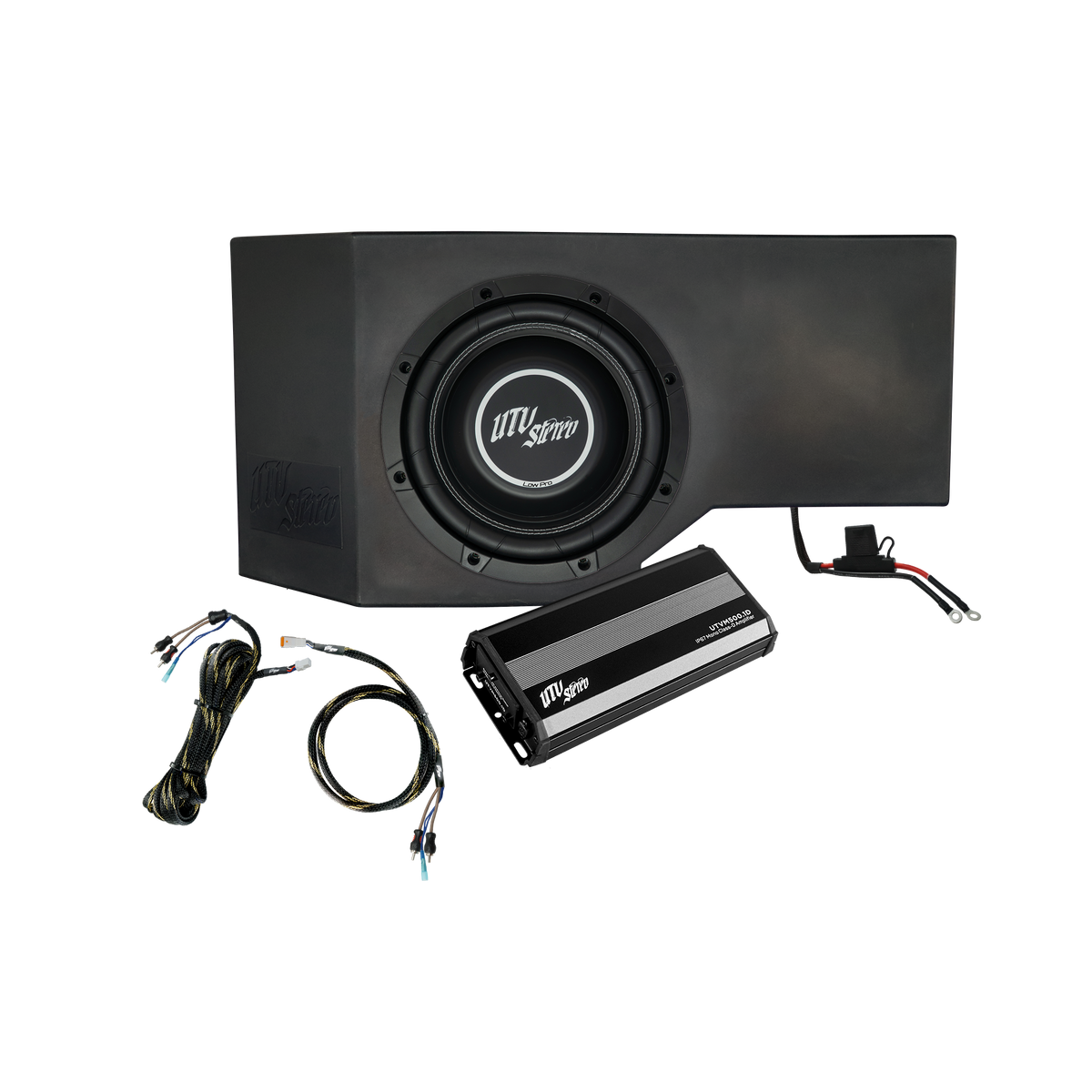 Can-Am® Defender 500W Single Passenger Side 10" Subwoofer Kit | UTVS-DEF-SUB-500-PASS