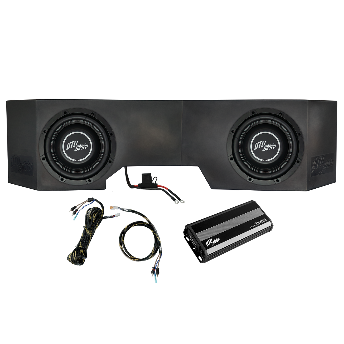 Can-Am® Defender 500W Dual 10" Subwoofer Kit | UTVS-DEF-SUB-500-2