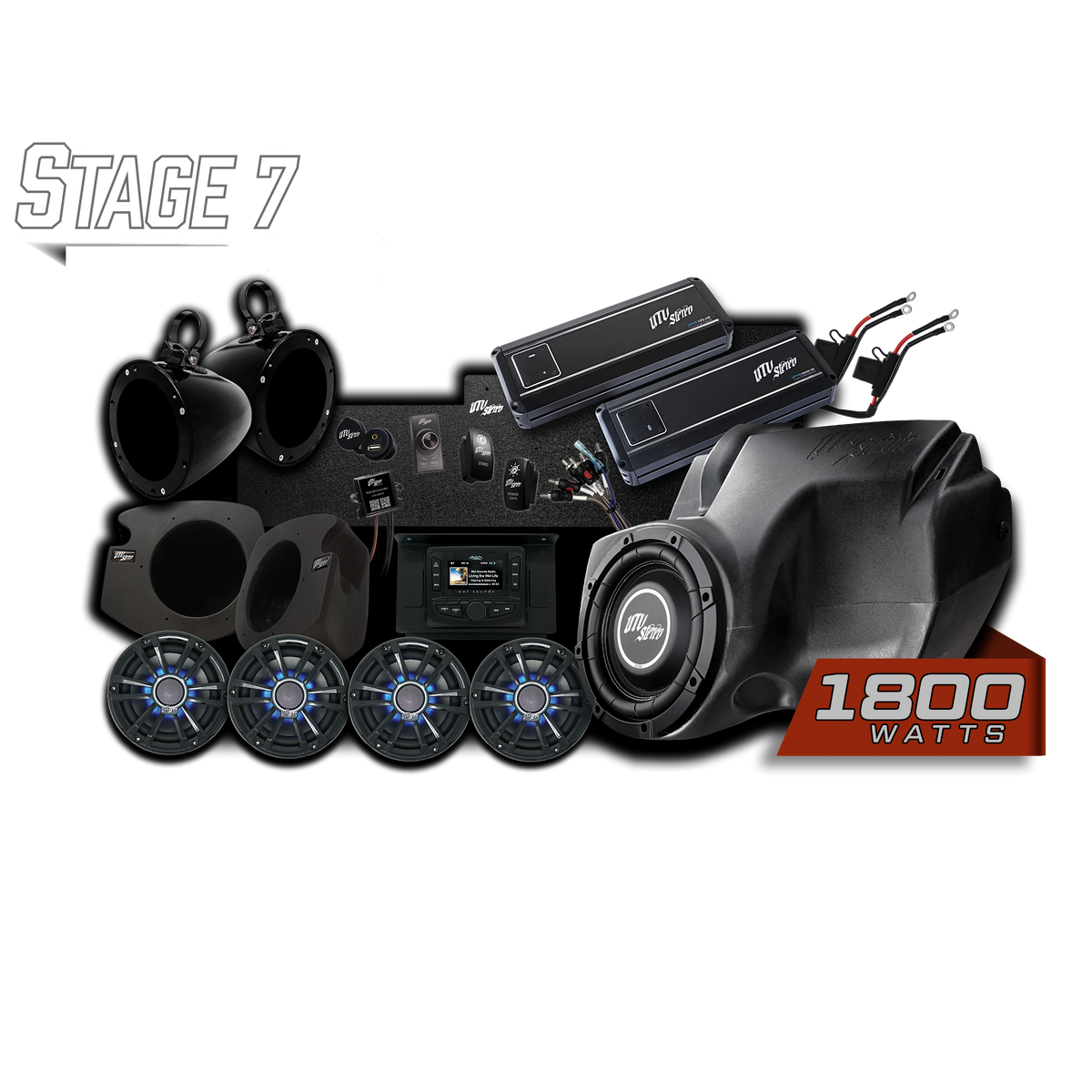 RZR® Signature Series Stage 7 Stereo Kit | UTVS-RZR-S7-S