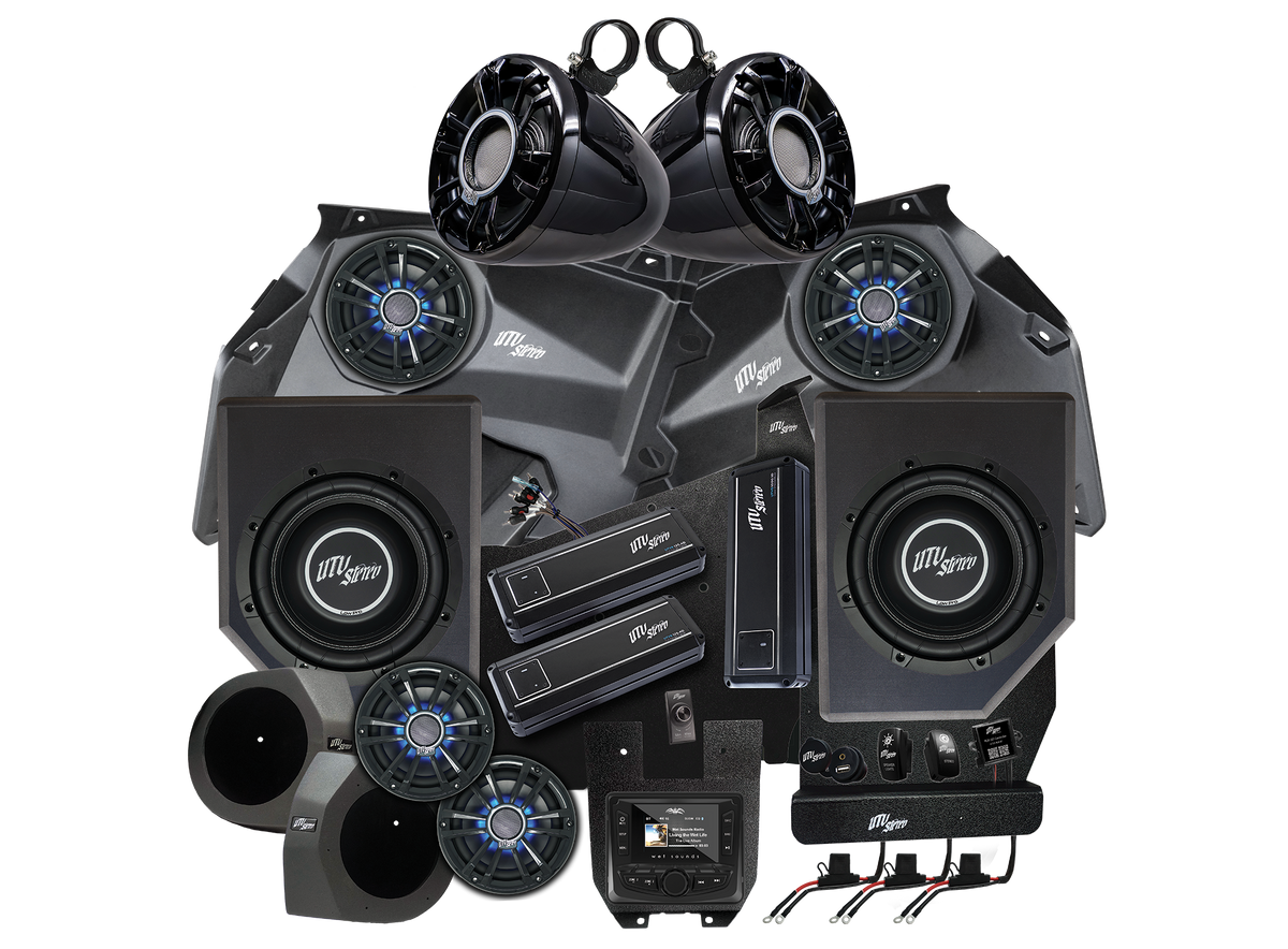 Can-Am® X3 Signature Series Stage 8 Stereo Kit | UTVS-X3-S8-S