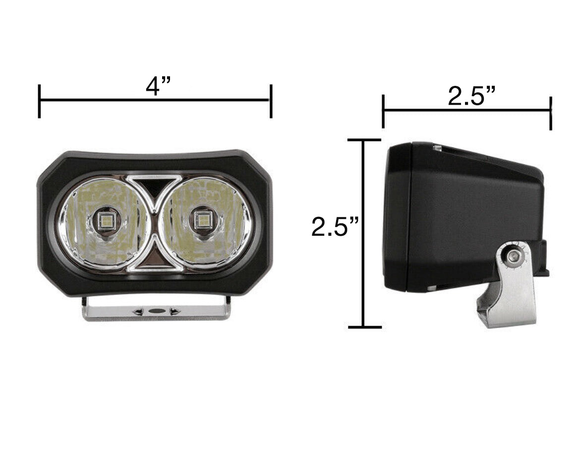 GP20 LED Pod Amber Pair