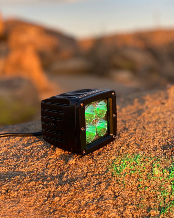 Green / White Dual Color Off Road LED Pod UTV Off Road Racing