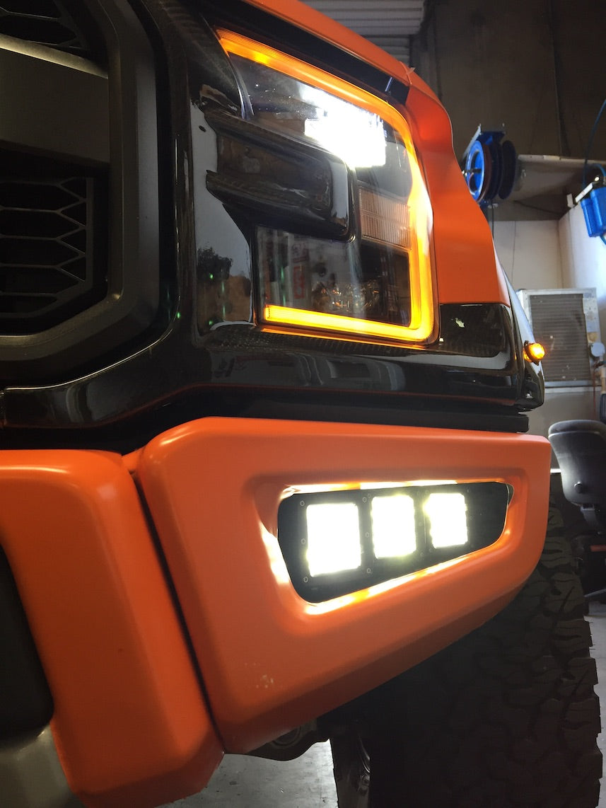 2017+ Ford Raptor LED Pod Fog Light Mount