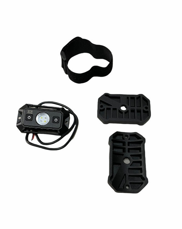 off road led dome light with velcro strap red and white color gglighting