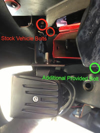 Ford Raptor Fog Light Pod Mounts LED mounting installation