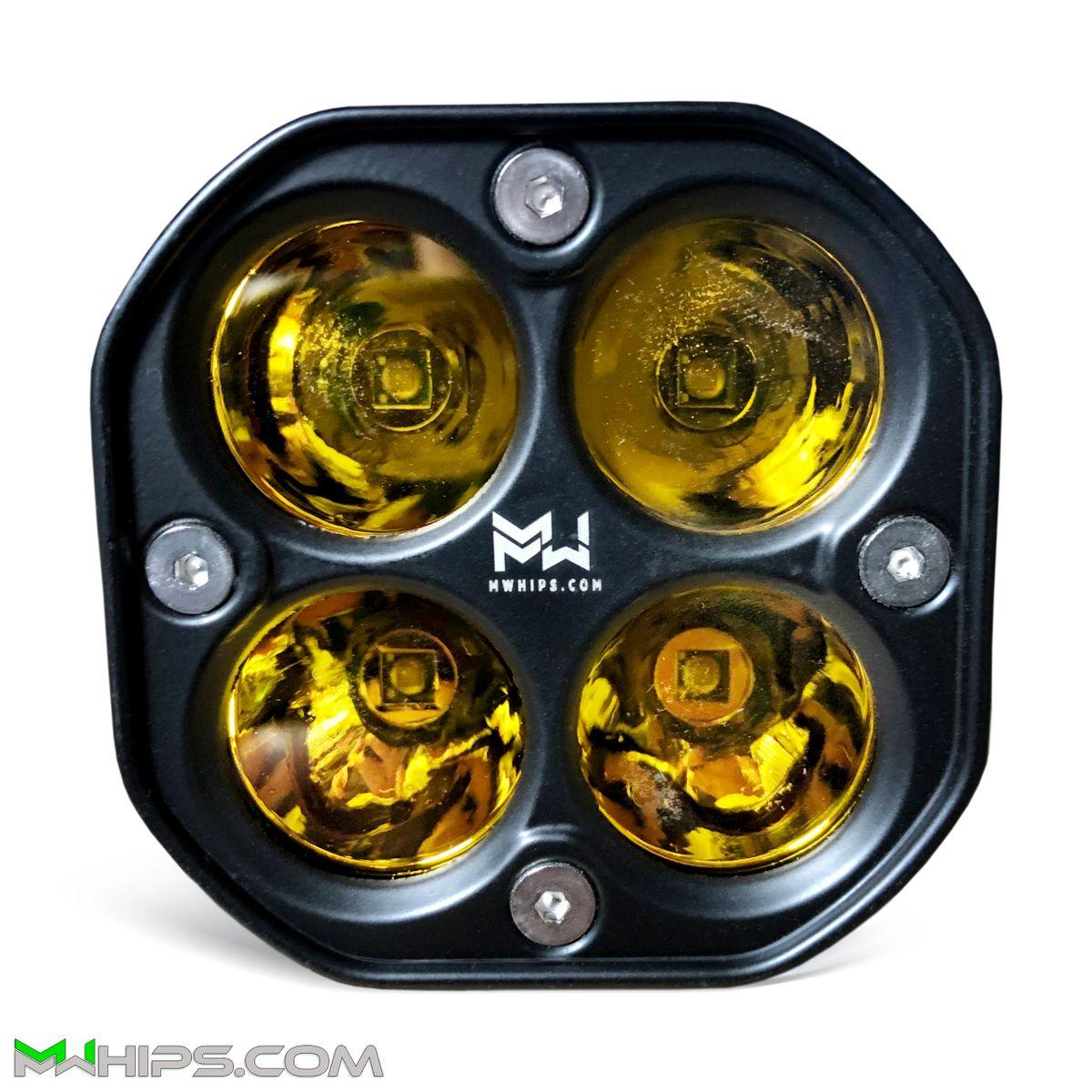 3" 40W 3400L AMBER SPOT - PAIR