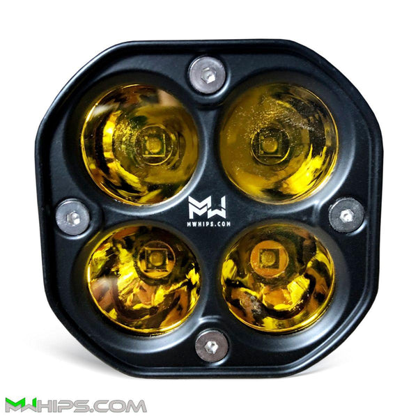 3" 40W 3400L AMBER SPOT - PAIR