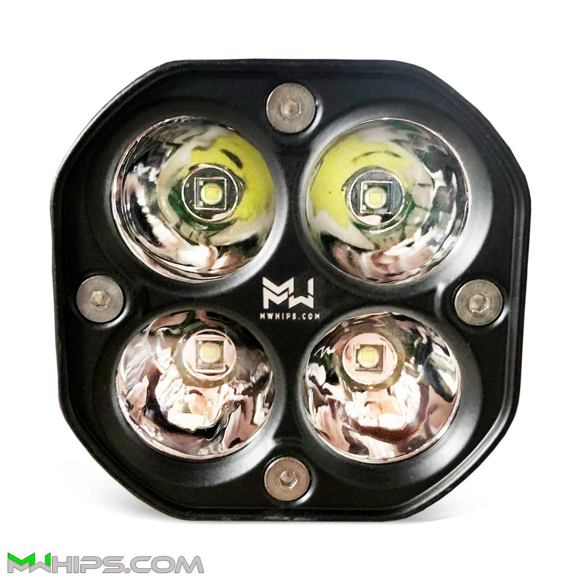 3" 40W 3400L WHITE SPOT - PAIR