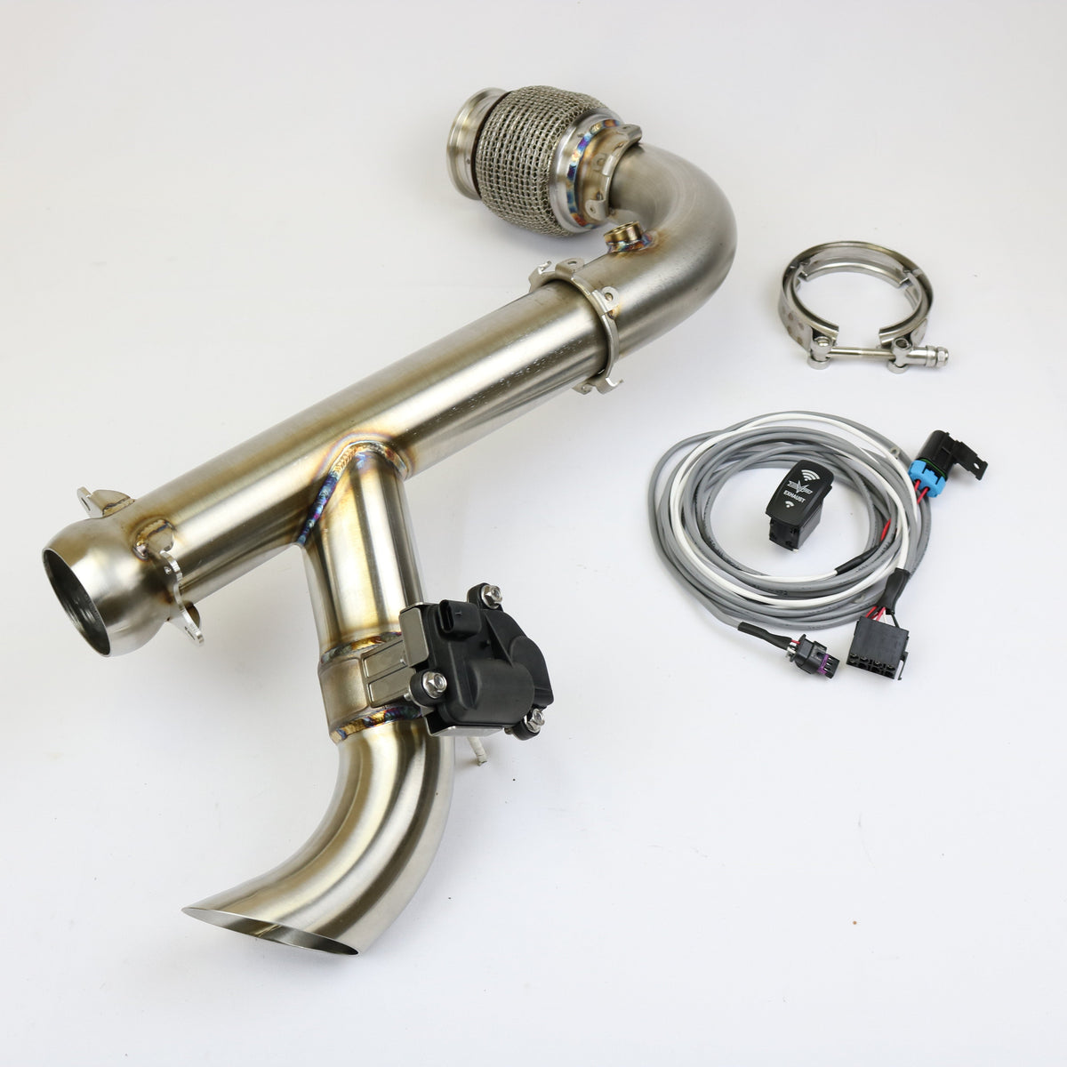 Can-Am X3 "SHOCKER" Electric Side Dump Race Bypass Pipe