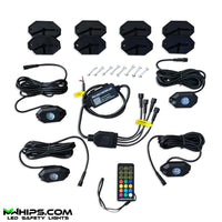 4PC T2 BLUETOOTH RGB ROCK KIT