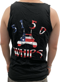 5150 Mens Tank Top - Black with RWB Logo