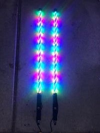 COLOR CHANGING WHIPS - Pair