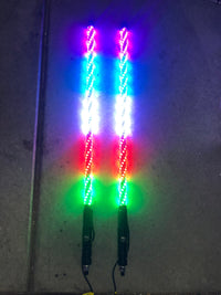 COLOR CHANGING WHIPS - Pair