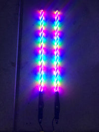 COLOR CHANGING WHIPS - Pair