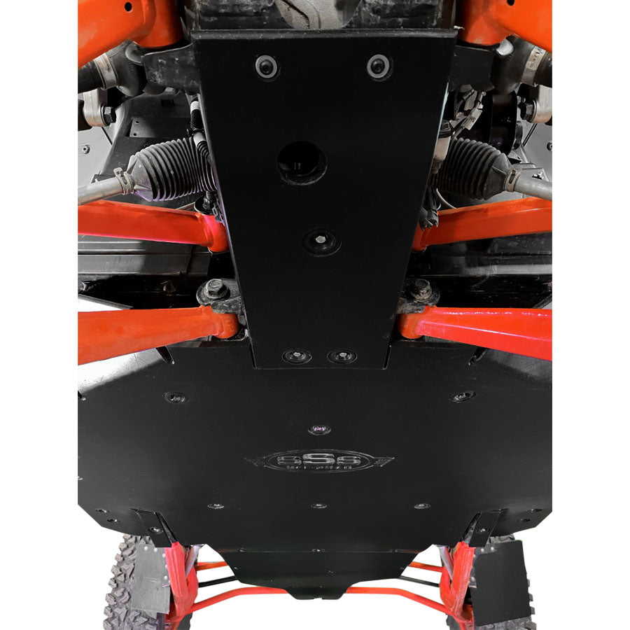 Skid Plate  |  Premium 3-Piece  |  UHMW  |  Polaris RZR Turbo R