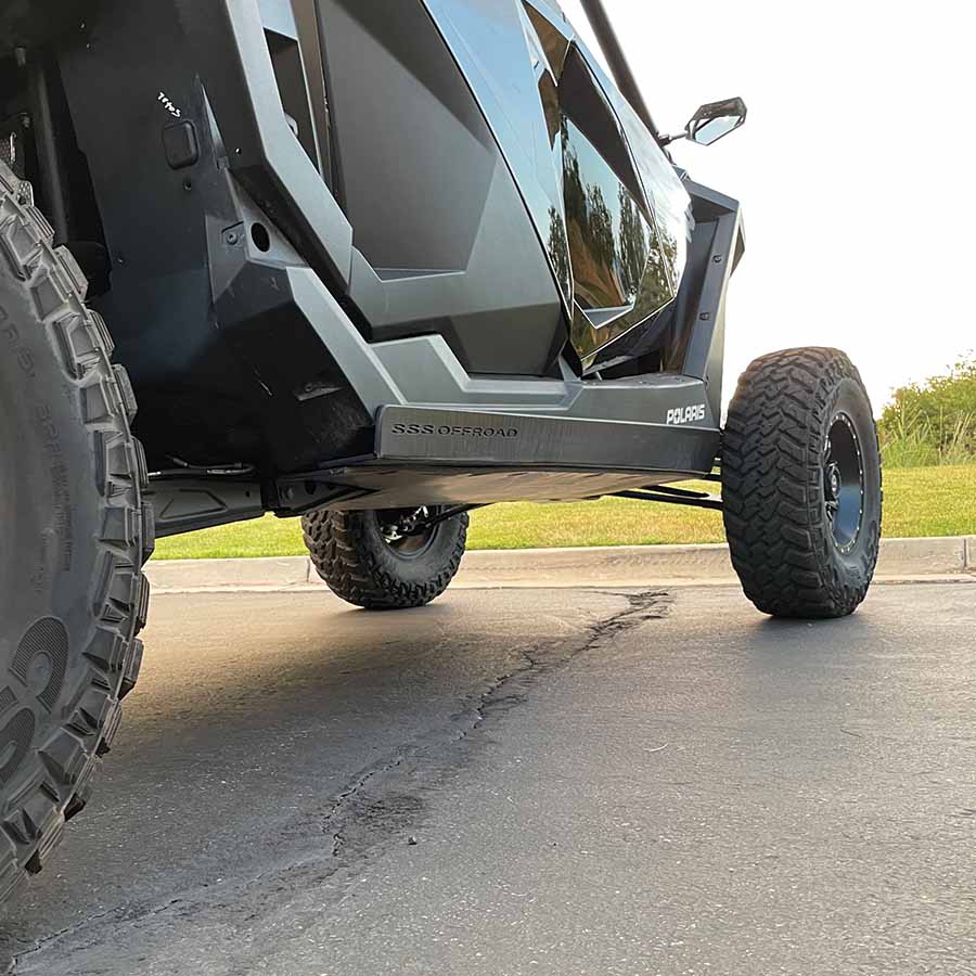 Rock Sliders - Single Piece  |  UHMW  |  Polaris RZR Pro XP 4