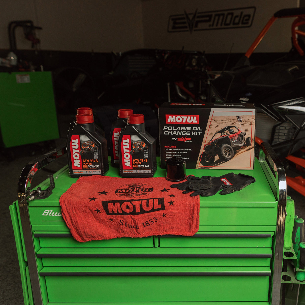 EVP Motul¬Æ Oil Change Kits, Polaris Pro XP & XP Turbo/S