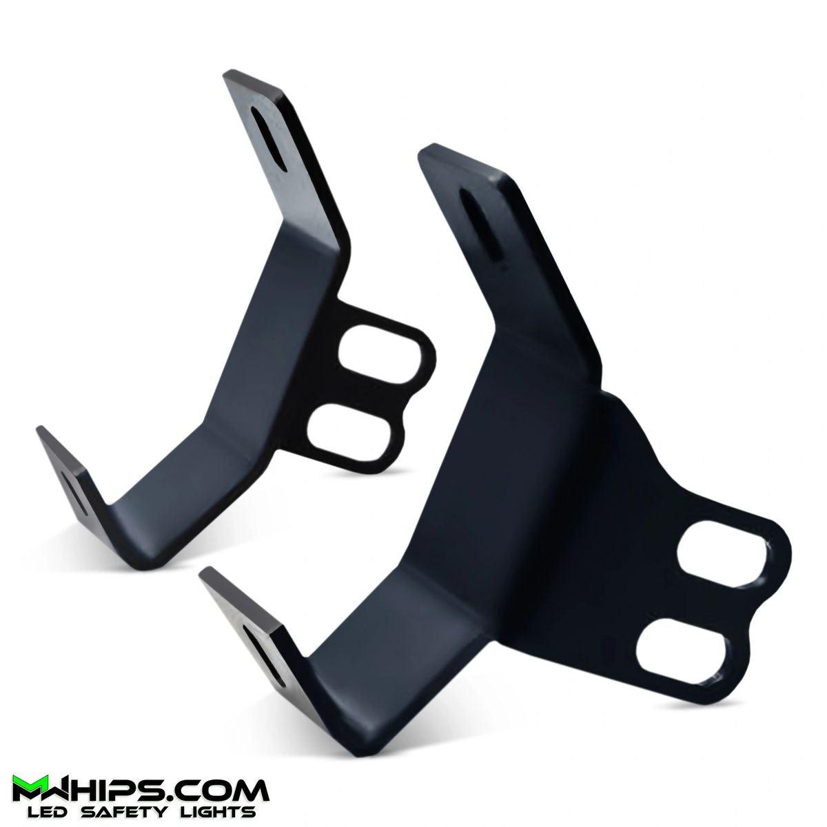 RZR A-PILLAR DUAL POD MOUNTING BRACKETS - PAIR